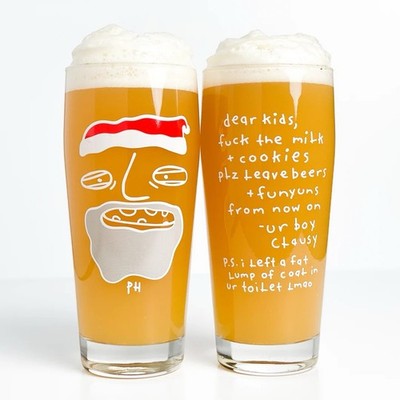 Permanent Hangover Ur Boy Clausy [16oz Willi] Beer Glass