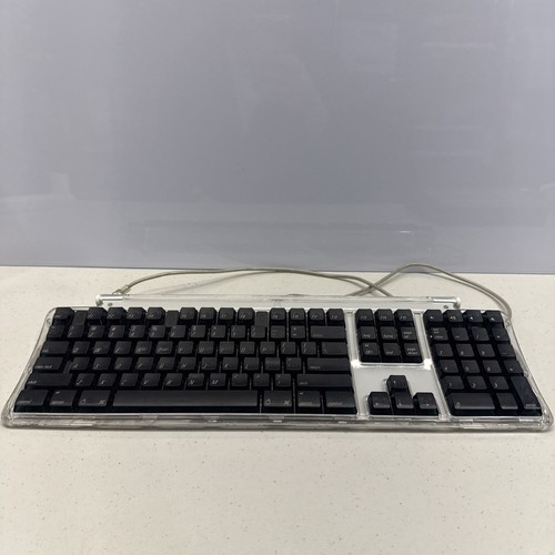 Apple Pro Keyboard M7803 Wired Clear White USB Mac G4 CUBE