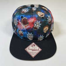 Rick And Morty Hat Cap Men’s Multicolor Snapback AOP Adult Swim