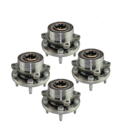 4pcs Hub Bearing Assembly Front Rear Ford Interceptor Utility 13-19 BB5Z1104A