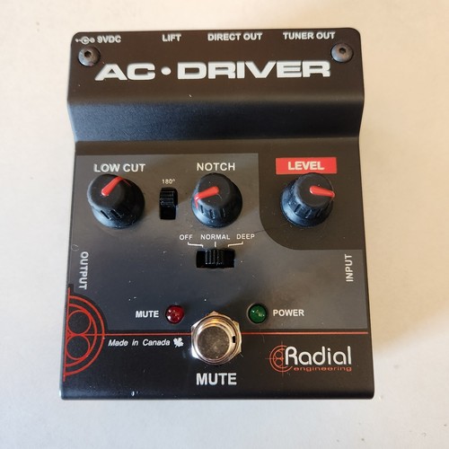 Preamplificador de instrumento acústico Radial Tonebone AC Driver y caja directa guitarra bajo DI - Imagen 8 de 8