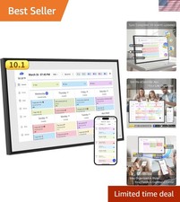 10.1-Inch Smart Digital Calendar Chore Chart Touchscreen Family Planner