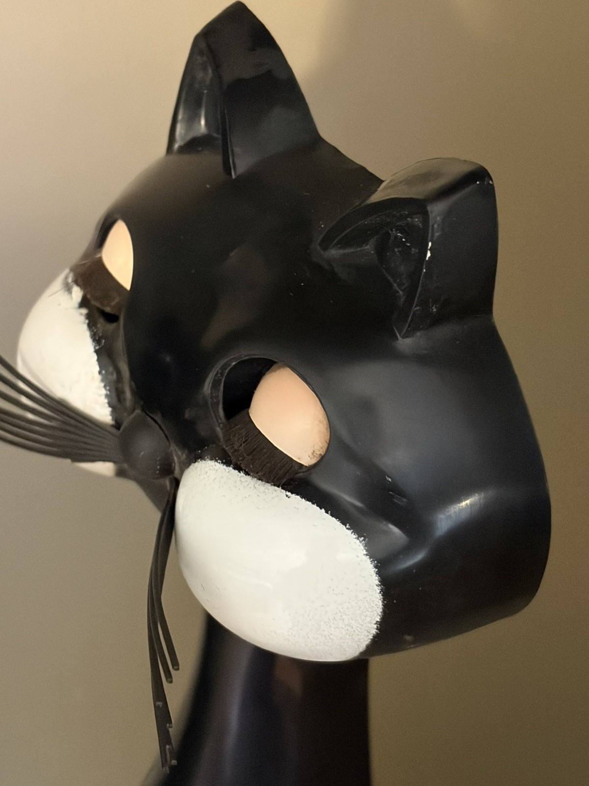 Spartus Cat Eye Binking Wall Clock missing tail for repair or parts please read