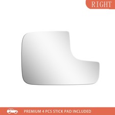 Tow Mirror Glass Towing Adhesive For 1999-2009 Dodge Ram Passenger Right Side RH