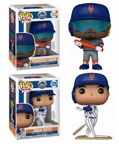 Francisco Lindor / Juan Soto (New York Mets) MLB Funko Pop! Combo (2)