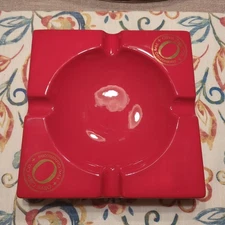 OLIVA Family Of Cigars Large Ashtray 9”x9”x3” Ceramic. In Box