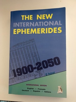 The New International Ephemerides 1900-2050              0 hour