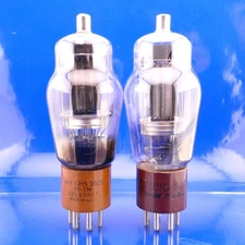 Two 1625 VT-136 Tubes SYLVANIA TUNG-S0L Test%: 131 134 TV-7  Tube Boxes Included