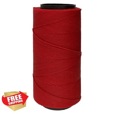 Beadsmith Dark Red Waxed Polyester Cord 0.7mm 144M Jewelry Macrame