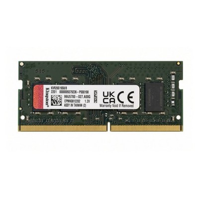 Kingston Laptop RAM 8GB KVR26S19S8/8 DDR4-2666 SO-DIMM PC4-21300 Memory