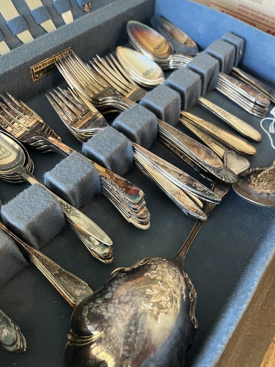 WM Rogers & Son Silver Set 60 Piece | eBay