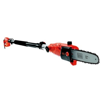Black+Decker Hochentaster 800W 25cm Schwert 2,7m Länge schwenkbarer Kopf PS7525