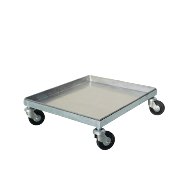 Carrellino portamelari inox 50x50 cm