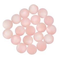 20 Pcs Acrylic Round Beads, 16mm Loose Beads for Jewelry Making, Light Pink