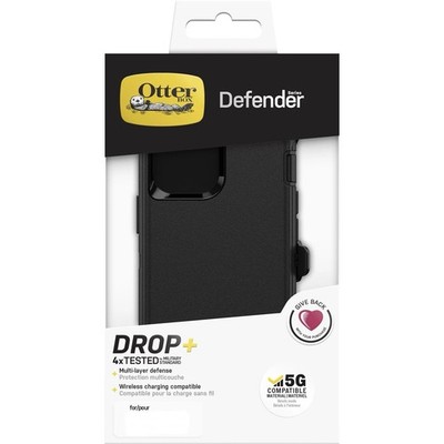 OtterBox Defender Black Case Holster iPhone 8 SE XR X  11 12 13 14 15 16 Pro Max