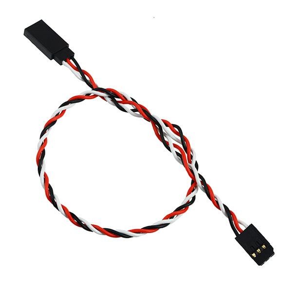 30cm Male to Female Futaba Twisted Servo Extension Lead RC Connector