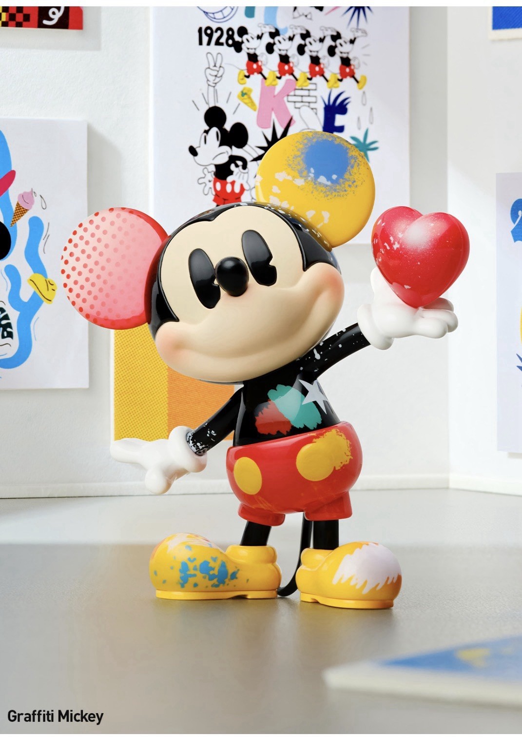 Disney: Mickey Boundless Creativity Series Figure - Graffiti Mickey  (POP MART)