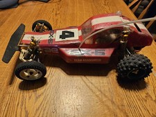 Team Associated RC10 Vintage Gold Pan Stamp A, Used Condition Extras