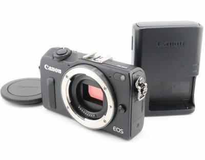 Canon EOS M2 Black Digital Mirrorless Camera 18.0 MP APS-C 22.3 x 14.9 mm