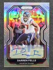 2020 Panini Prizm Darren Fells Silver Prizm Auto #78 TEXANS