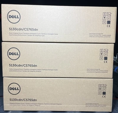 DELL Cyan Magenta Yellow Imaging Drum CT350801 5130cdn/C5765dn CT350802 CT350803 - Image 1 of 4