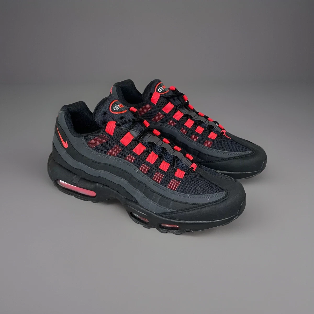 Nike Air Max 95 Black Laser Crimson | eBay