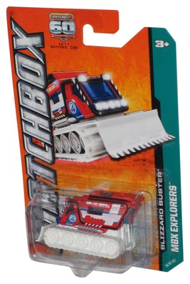 Matchbox MBX Explorers (2012) Rot & Weiß Blizzard Buster Spielzeug 92/120