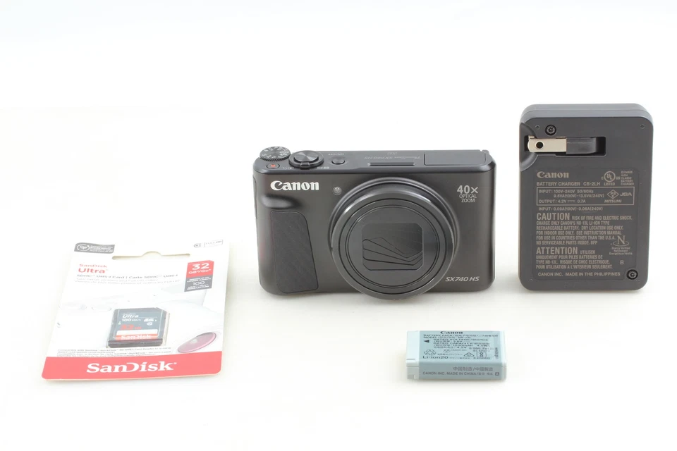 [MINT] Canon PowerShot SX740 HS Schwarz 20,3MP Digitalkamera Aus JAPAN - Bild 2 von 4