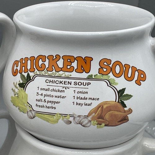 Vintage Dat'l Do It Soup Recipe Mugs Retro 70's Kitchen MCM Set of 6 - Picture 6 of 9
