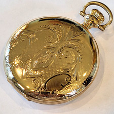 H8 16s MAGNIFICENT 1910 MINTY 14k SOLID GOLD 21j WALTHAM HUNTING CASE!