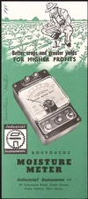 1960s Bouyoucos Industrial Instruments Moisture Meter for Better Crops Brochure