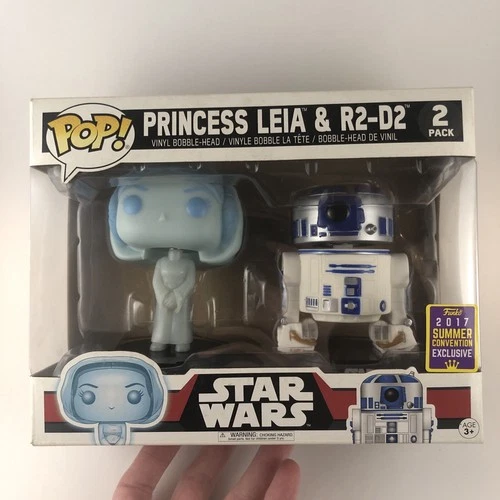 Funko Pop Star Wars Princess Leia & R2-D2 (17’ Summer Convention Ex)
