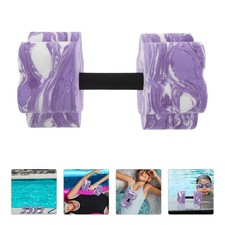  2pcs EVA Dumbbells Water Exercise Floating Weights Pool Barbells Swimming