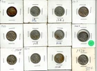 Lot of 12 Buffalo Nickels Early Dates U-Grade 1914 1917 1924 1926 etc.