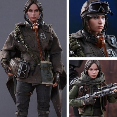 Star Wars Rogue One Jyn Erso Deluxe 1:6 Figur Hot Toys MMS405 OVP Neu