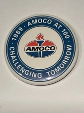 Vintage Amoco 100 Year Button 1989 NOS