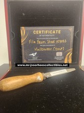Halloween 2018 Original Production Used Michael Myers File from Shed Movie Prop