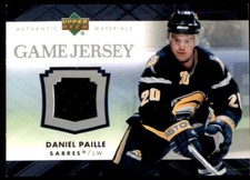 2006-07 Upper Deck Game Jerseys Daniel Paille Buffalo Sabres #J-DP
