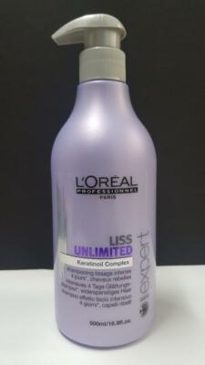 L'Oréal Serie Expert Liss Unlimited Keratinoil Complex Shampoo - 16.9 FL OZ
