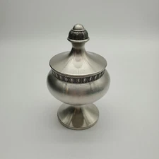 Selandia Norway Pewter Pedestal Bowl with Lid