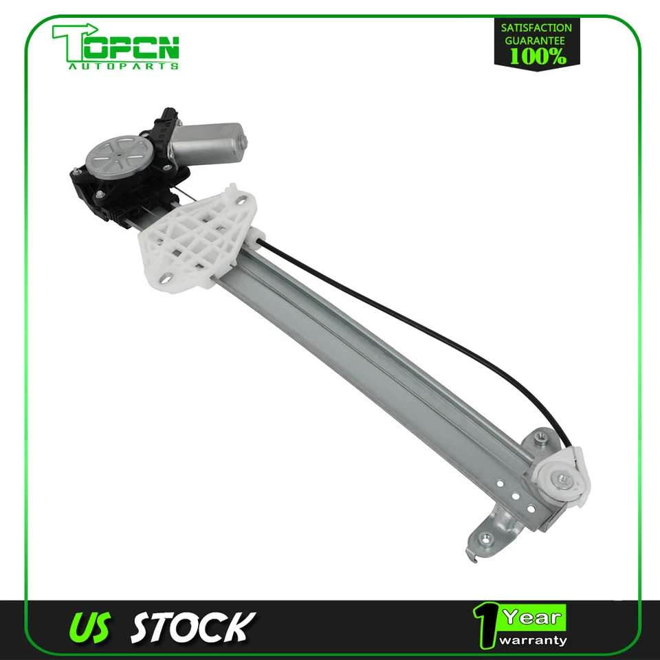 Motor regulador de ventana eléctrica del lado del conductor trasero para Acura TSX 2009-2014 con 2 pines Foto 2 de 4