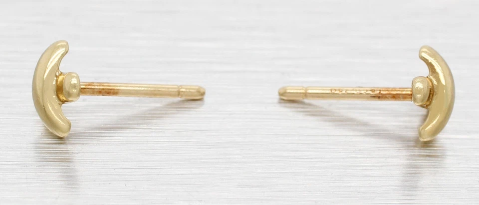 Aretes Tiffany & Co. punto de cruz 18k - pequeños oro amarillo 750 'X' Foto 2 de 4