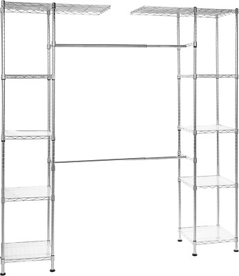 Amazon Basics Erweiterbar Verstellbar Metall Hänge Aufbewahrung Organizer Regal