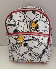Peanuts Black & White Snoopy & Woodstock Collage Mini Backpack 