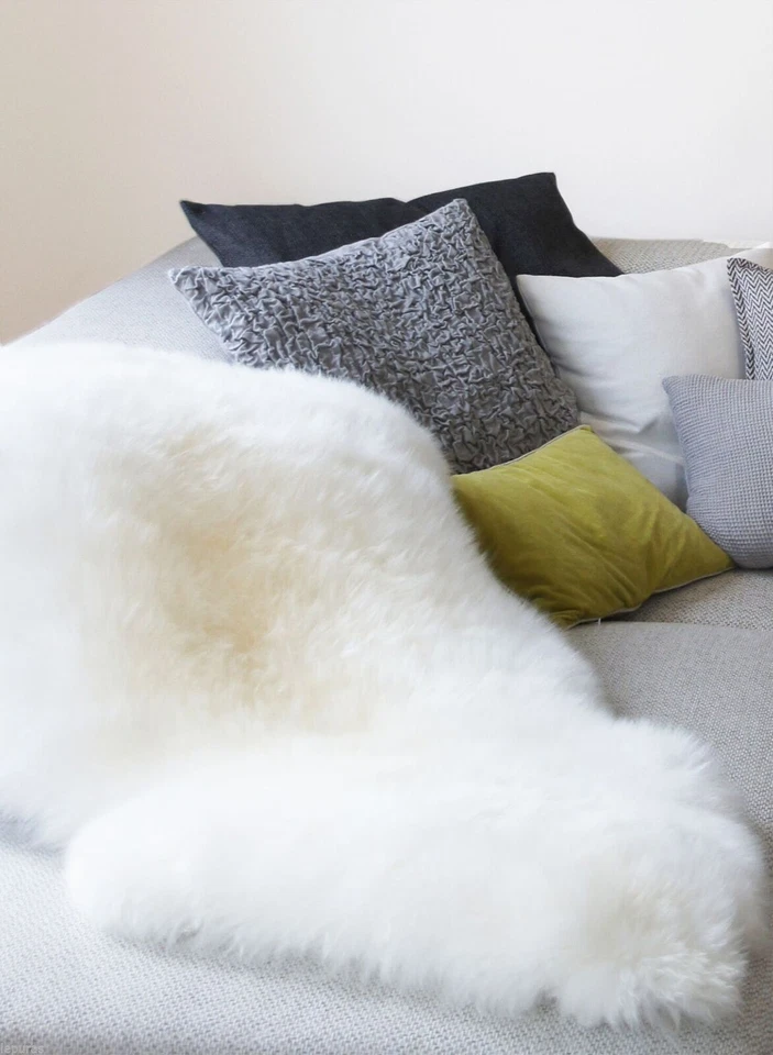 110 cm Australisches Merino Schaffell von Heitmann Lammfell Fell sheepskin rug - Bild 2 von 3