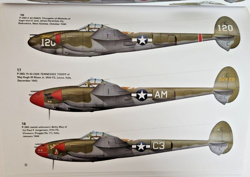 Frank Hurlbut signed Osprey P-38 Lightning Aces of the 82 FG book USAF WWII 9V - Picture 8 of 9