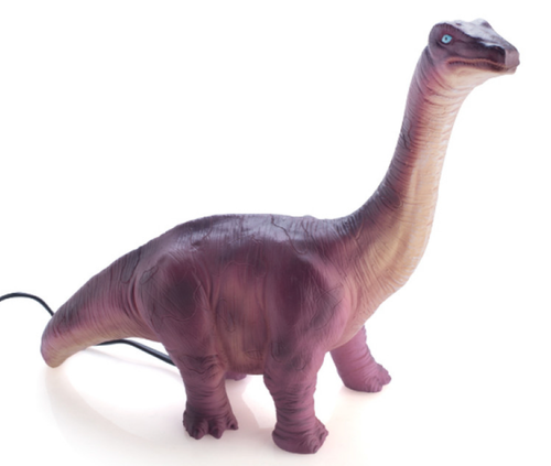 ~❤️~Kids BRACHIOSAURUS Table Lamp LED DINOSAUR Night Light Plug-In Bday Present - Picture 2 of 10