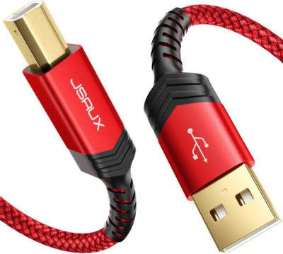 Printer Cable, 10FT USB Printer Cable USB 2.0 Type a Male to B Male Scanner Cord