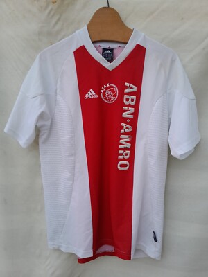 Vintage Ajax Amsterdam 2002 03 Home Football Shirt Boys Extra