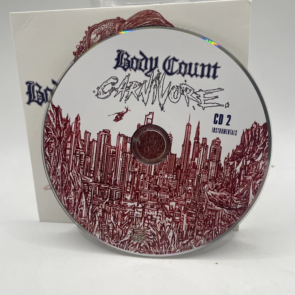 Body Count Carnivore Instrumentals CD Digipak CD 2 envío rápido gratuito vendedor aus Foto 3 de 3